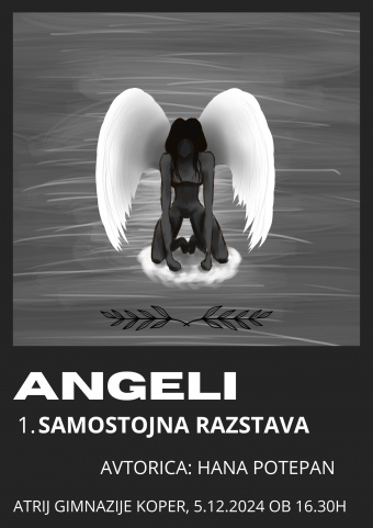 Prva samostojna razstava dijakinje Hane Potepan